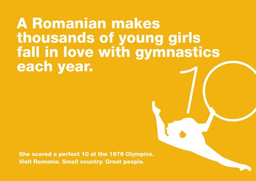 Romania_Nadia_Comaneci_ibelieveinadv Romania Nadia Comaneci ibelieveinadv 500x353 O campanie mișto cu români